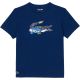  T-shirt Lacoste Logo Core Perf - Bleu