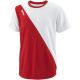T-Shirt Garçon Wilson Interclubs - Rouge/Blanc