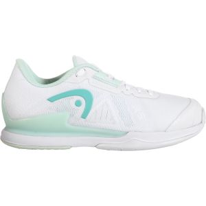 Chaussures Dame Head Sprint Pro 3.5 Blanc/Turquoise - Toutes surfaces