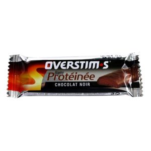 Barre Forte Teneur Protéine OVERSTIM-S - Chocolat Noir