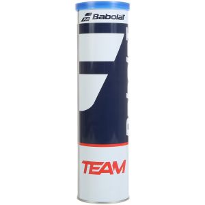 Balles Babolat Team tube x4 Officielles IFT et SwissTennis - Toutes surfaces