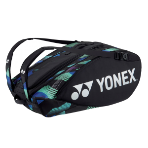 Sac de Tennis Yonex Pro 9 raquettes Vert-Bleu-Noir