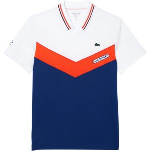 Polo Lacoste Medvedev US Open Marine/Blanc