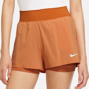 Short Nike Dame Court Victory avec Poches - Orange cuivré