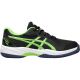 Chaussures Junior Asics Gel Game 9 - Noir/Lime - Terre battue-Surfaces glissantes