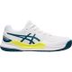 Chaussures Juniors Asics Gel Resolution 9 - Blanc/Bleu - Toutes surfaces - 37.5