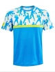 T-Shirt Technique Homme Babolat Compet - Bleu/Lime - 1x XL