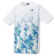 T-Shirt Yonex Homme Performance Blanc/Bleu