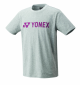 T-Shirt Yonex Homme Logo - Gris - Coton