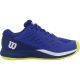 Chaussures Wilson Junior Rush Pro Ace - Bleu/Lime - Toutes surfaces