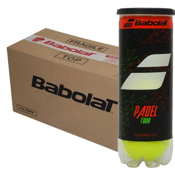 Balles de Padel Babolat Pro Tour - Carton de 24 tubes x3 balles 