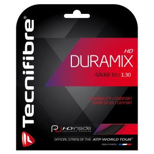 Cordage Tecnifibre Duramix HD Noir - Contrôle et Confort - 12m 