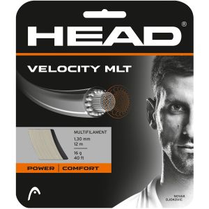 Cordage Head Velocity MLT (Puissance-Confort-Durabilité) 1,30 - Ecru 12m 1 raquette