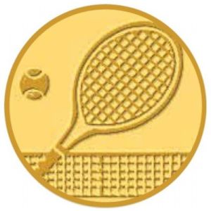 Pastille Tennis Aluminium à Incorporer dans les Médailles - Gold