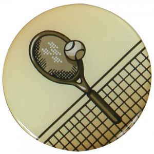 Pastille Tennis Aluminium à Incorporer dans les Médailles 