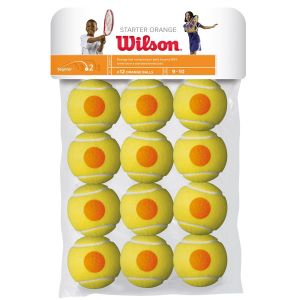 Sachet de 12 Balles Wilson Starter Orange