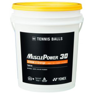 Baril de 60 balles Yonex - Stan Wawrinka - TMP 30 - Stage 2 Orange - Kids Tennis 
