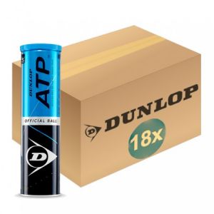 Balles Dunlop ATP Tour - Masters de Londres - Carton de 18 Tubes x 4 