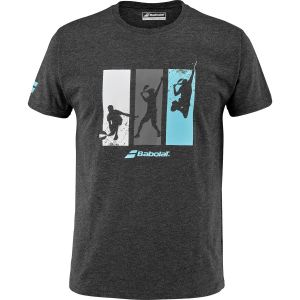 T-Shirt Babolat Homme Padel - Noir