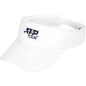 Visière ATP Tour ajustable Blanc - Coton