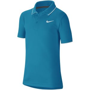 Polo Garçon Nike Dry Team Interclubs - Bleu