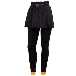 Ensemble leggings + Jupe Dame Adidas - Noir/Orange - Taille XS
