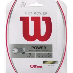 Cordage Wilson NXT Power 1,26 ou 1,30 - 12,20 m 1xRaquette