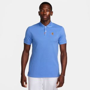 Polo Homme Nike Heritage Slim - Bleu
