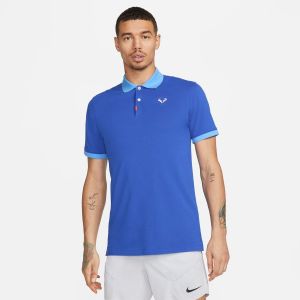 Polo Homme Nike Rafa 2023 - Bleu/Ciel