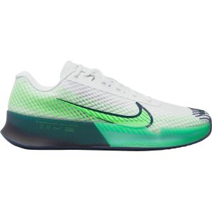 Chaussures Homme Nike Air Zoom Vapor 11 Vert/Blanc - Terre battue