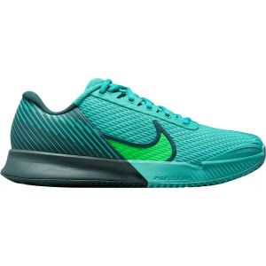 Chaussures Homme Nike Air Zoom Vapor Pro 2 - Vert/Bleu - Terre battue
