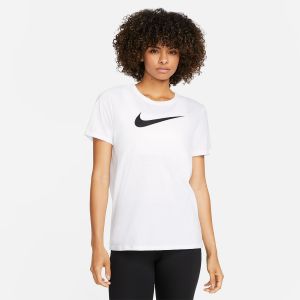 T-Shirt Dame Nike Logo Blanc