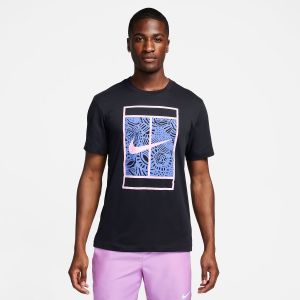 T-Shirt Homme Nike Court Heritage - Noir