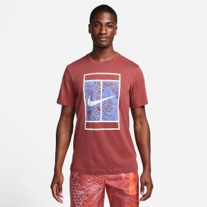 T-Shirt Homme Nike Court Heritage - Clay
