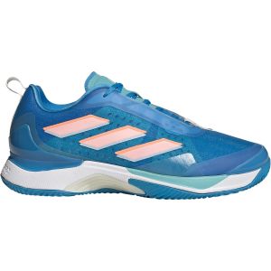 Chaussures Dame adidas Avacourt - Bleu/Corail - Terre battue