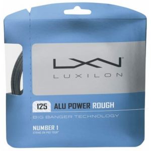 Luxilon Alu Power Rough 1.25 ou 1,30 Argent - R. Federer / S. Halep