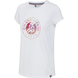 T-Shirt Dame Roland-Garros Logo Marine