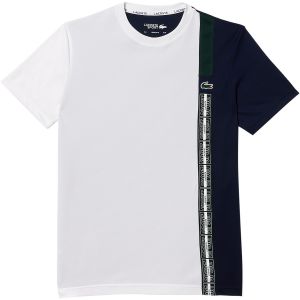 T-shirt Lacoste Technique Marine/Blanc