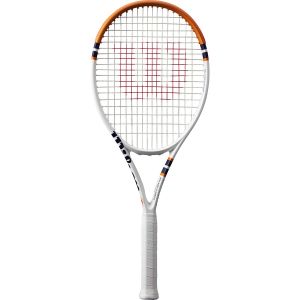 Raquette Wilson Roland Garros Clash 100 V2 - 295 gr (non cordée) Blanc/Ocre