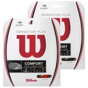 Cordage Wilson Sensation-Confort Plus - 1,28 ou 1,34 - Noir ou Rouge