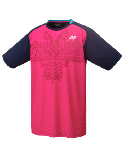T-Shirt Yonex Homme Performance Noir/Pink